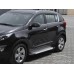 Пороги алюминиевые "Artemis" для Kia Sportage